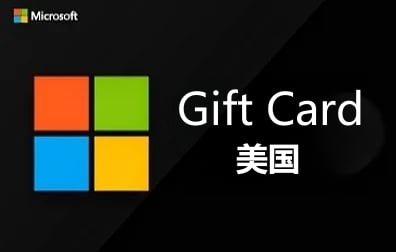 美国微软充值礼品卡密激活兑换码Microsoft Gift Card购买，美国微软Windows10 Win11商店充值礼品卡购买