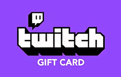 Twitch，Twitch直播礼品卡，Twitch美国，Twitch Gift Card充值，Twitch卡密