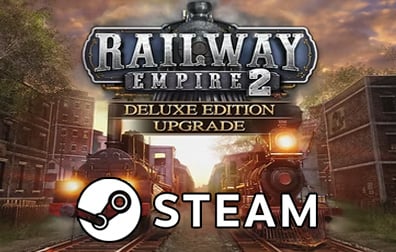 Railway Empire 2 Deluxe Edition铁路帝国2豪华版激活码，Steam Games Global激活码卡密，Steam游戏激活码