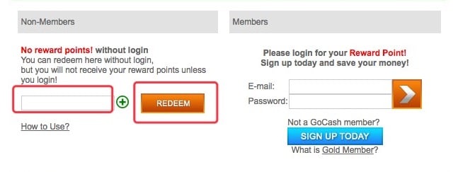 巴西GoCash充值卡密怎么兑换？输入15位数激活码，点击Redeem激活 - Speed4Card.com专业充值平台