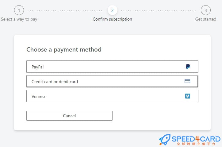 微软Copilot AI代购代充值，支持的付款方式有信用卡和paypal付款 - Speed4Card.com专业充值平台
