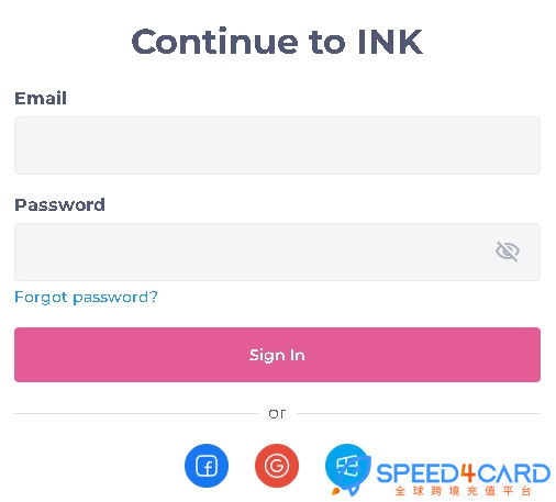 Inkforall代购代付订阅AI [人工代购]怎么登录？- Speed4Card专业充值平台