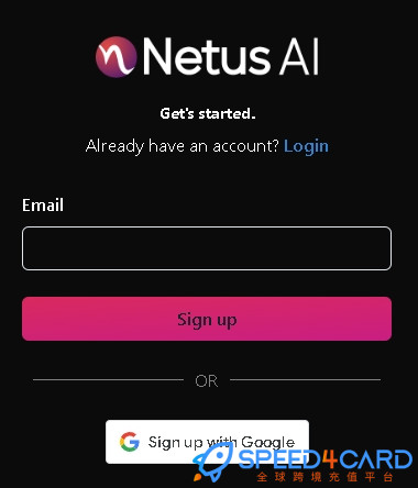 Netus代购代付订阅AI [人工代购]怎么登录？- Speed4Card专业充值平台