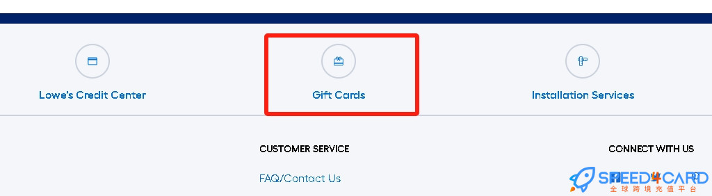 Lowe's礼品卡美国 | Lowe's Gift Card充值卡密  [自动发货]- Speed4Card专业充值平台