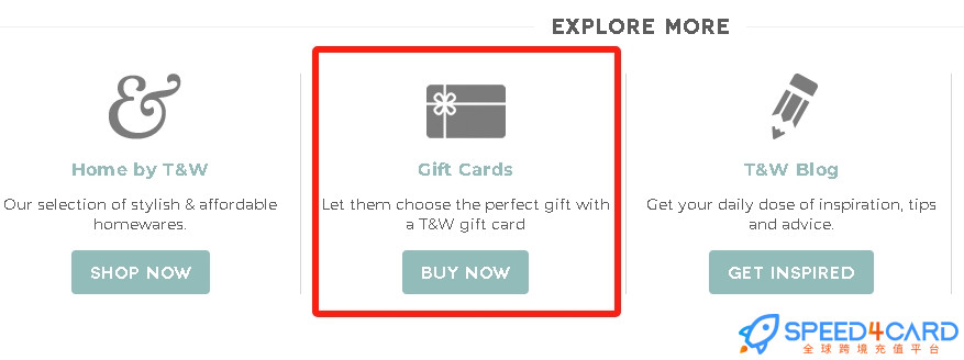 Temple & Webster礼品卡澳大利亚 | Temple & Webster Gift Card充值卡密  [自动发货]- Speed4Card专业充值平台