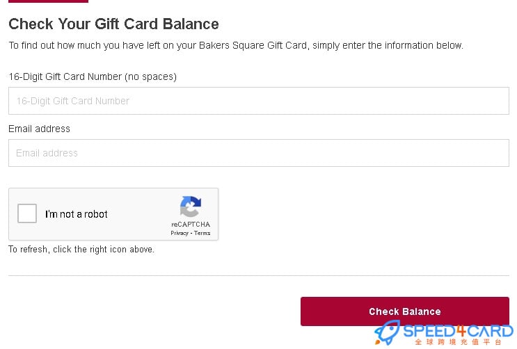 Bakers Square礼品卡美国 | Bakers Square Gift Card充值卡密  [自动发货]- Speed4Card专业充值平台