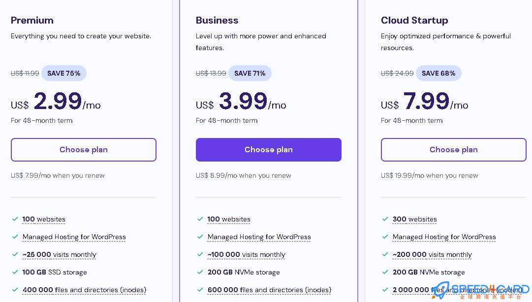 Hostinger AI代购代付订阅AI [人工代购]套餐- Speed4Card专业充值平台