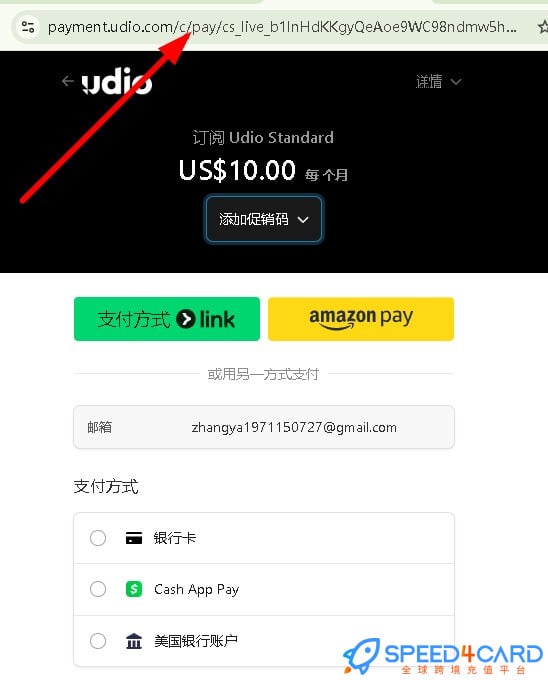 Udio  AI代购代付订阅AI [人工代购]怎么支付？- Speed4Card专业充值平台