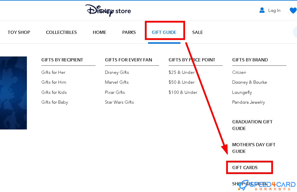 印度Disney迪士尼礼品卡 | Disney gift card充值卡密 - Speed4Card专业充值平台
