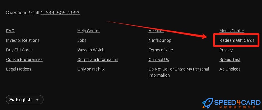 澳大利亚Netflix奈飞会员充值卡密激活码 - Speed4Card专业充值平台