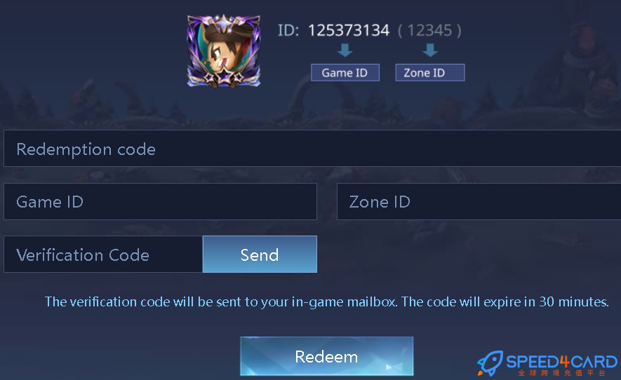 Mobile Legends: Bang Bang无尽对决礼品卡 | Mobile Legends: Bang Bang钻石充值卡密 - Speed4Card专业充值平台
