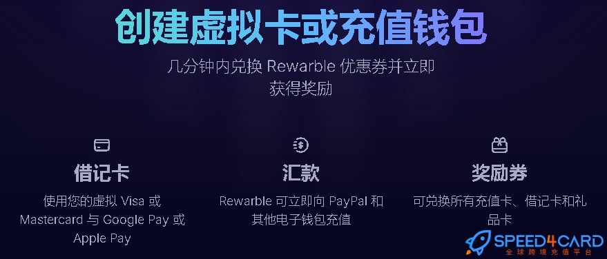 Rewarble礼品卡 | Rewarble Super Gift Card充值卡密- Speed4Card专业充值平台