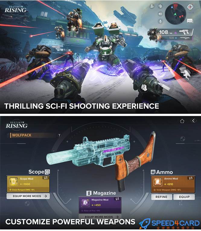 命运崛起Destiny: Rising国际服代充值 - Speed4Card专业充值平台