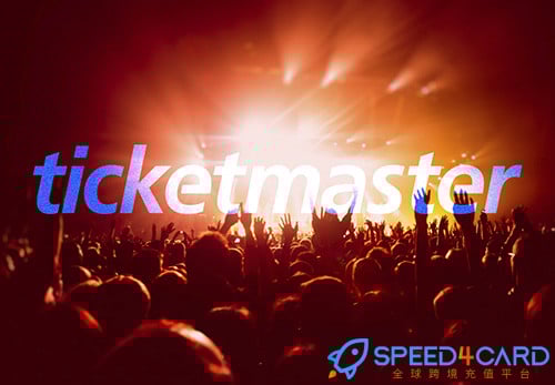 Ticketmaster礼品卡 | Ticketmaster Gift Card充值卡密- Speed4Card专业充值平台
