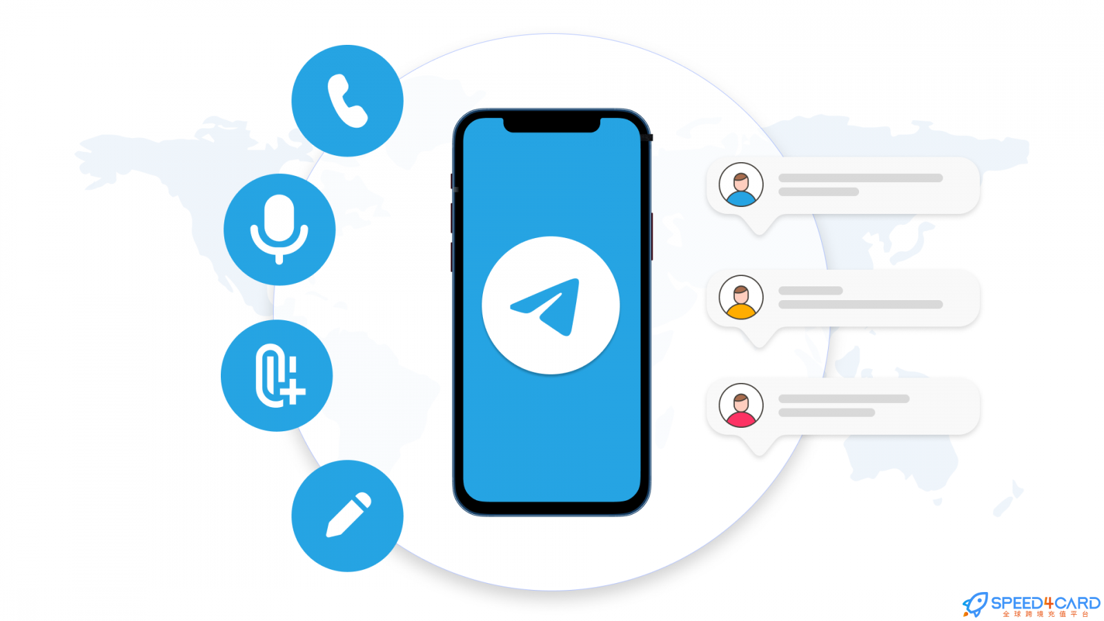 Telegram 全面科普：使用方法、隐私设置、常见问题一次看懂- Speed4Card专业充值平台