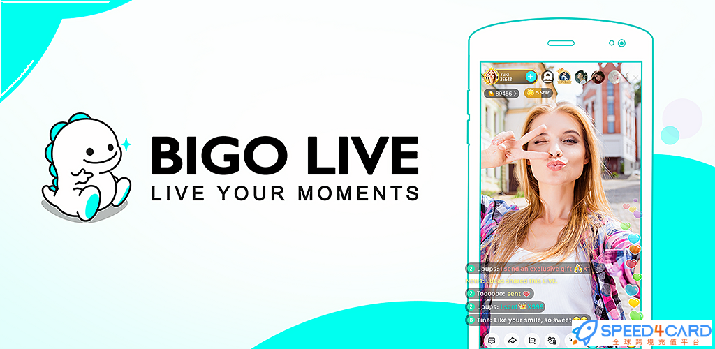 Bigo Live礼品卡 | Bigo Liver Gift Card充值卡密- Speed4Card专业充值平台
