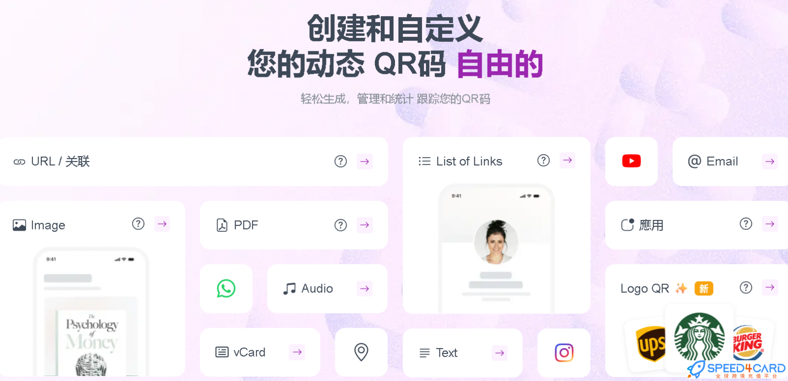 ME-QR代购代付订阅- Speed4Card专业充值平台