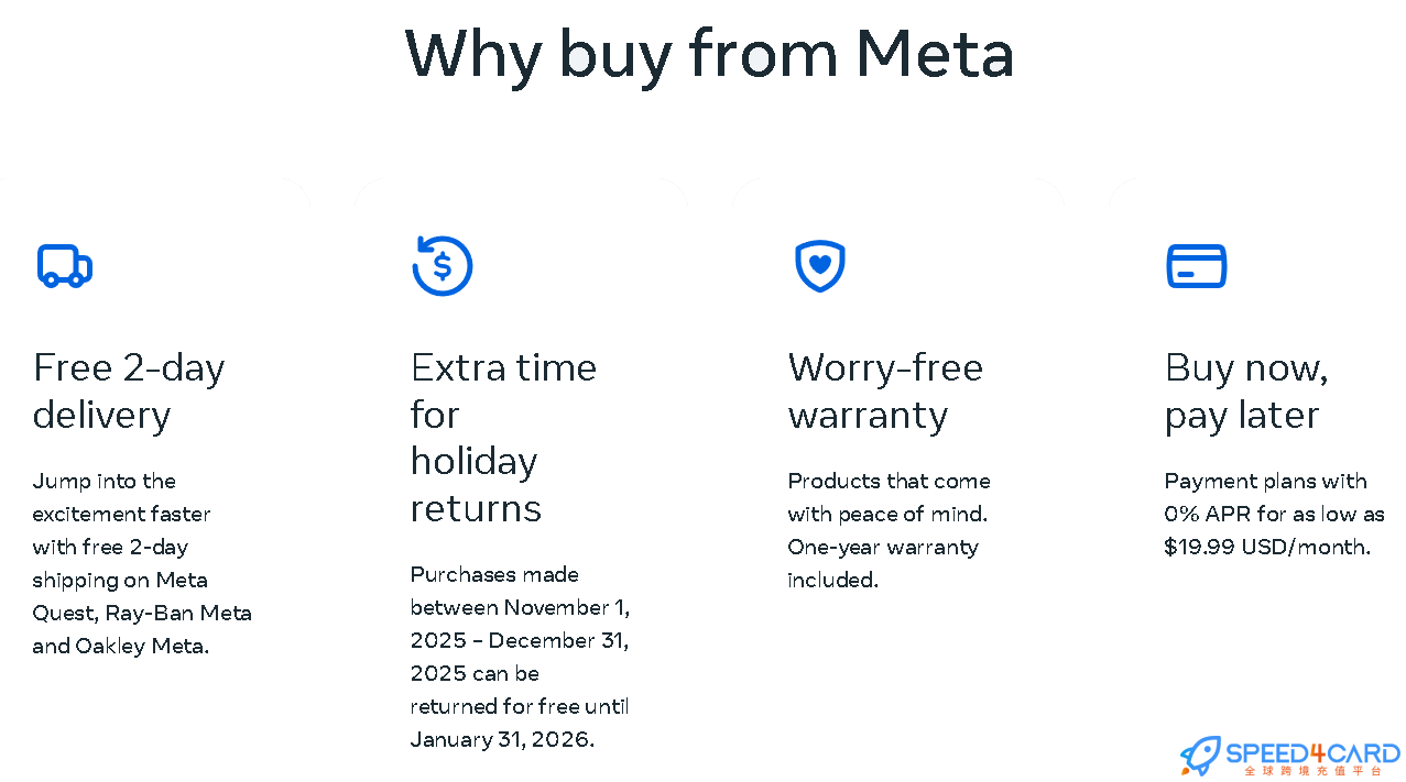 Meta Ques礼品卡充值卡密Meta介绍- Speed4Card专业充值平台