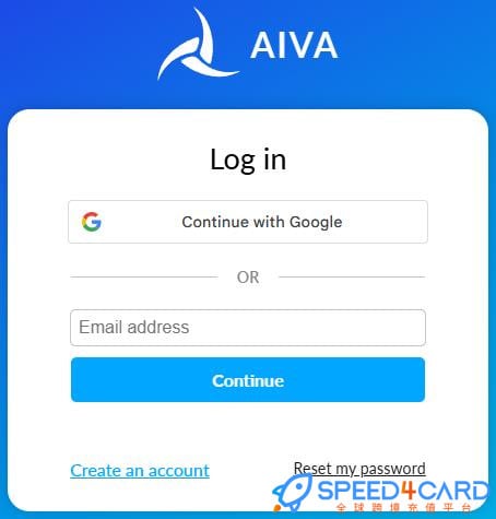 AIVA 代购代付订阅怎么登录？- Speed4Card专业充值平台