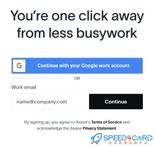 Asana代购代付订阅怎么登录？- Speed4Card专业充值平台