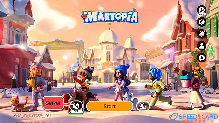 心动小镇Heartopia国际服手游代充值查找心动小镇Heartopia服务器 - Speed4Card专业充值平台