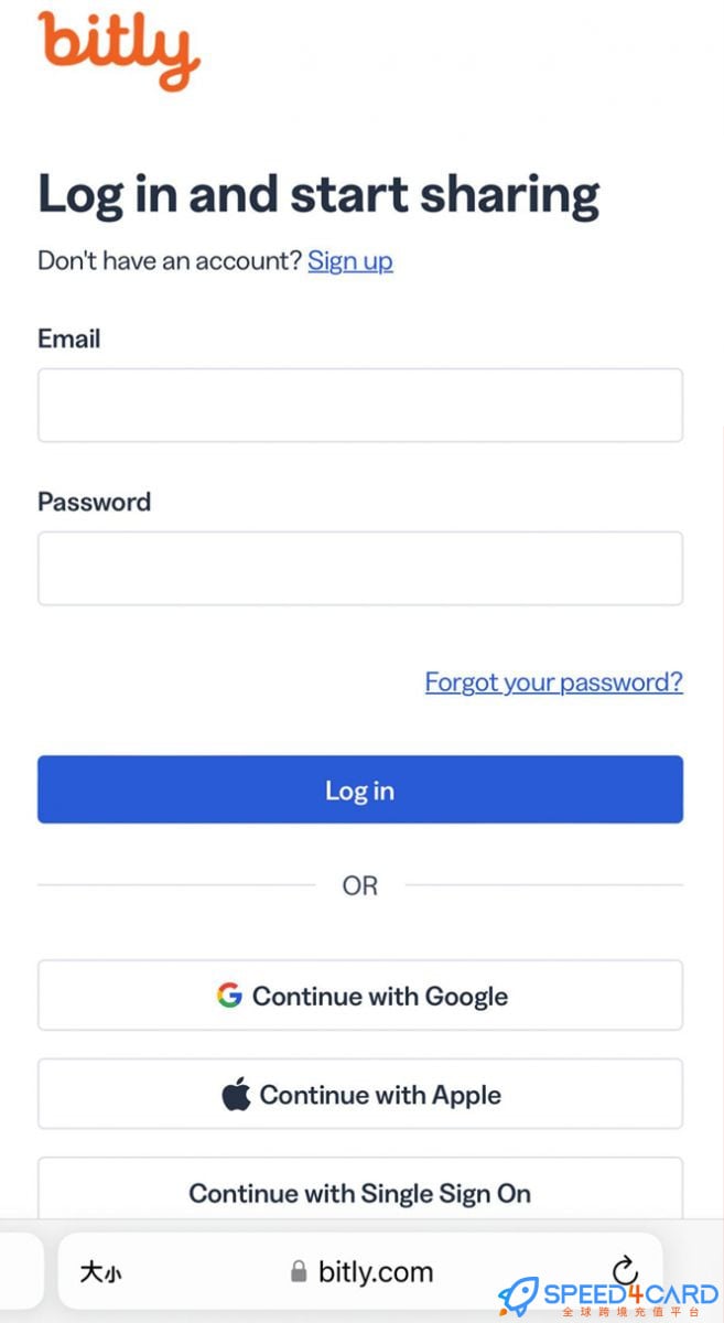 Bitly代购代付订阅登录方式- Speed4Card专业充值平台