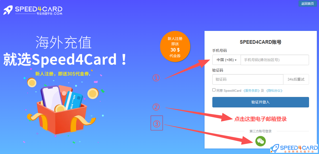 在中国，怎么充值美国苹果App Store/iTunes？Speed4Card注册登录方式- Speed4Card专业充值平台
