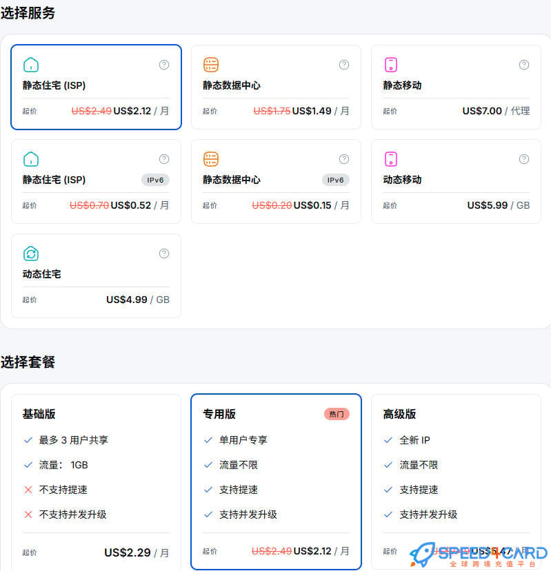 Proxy-cheap代购代付订阅AIPremium套餐- Speed4Card专业充值平台