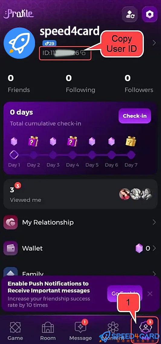 中东和北非Yaahlan代充值金币钻石查看Yaahlan ID - Speed4Card专业充值平台