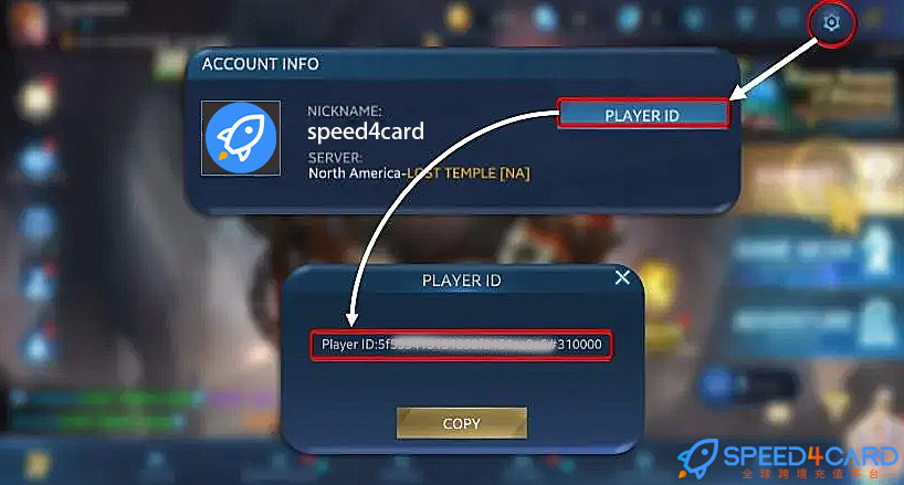 英魂之刃Heroes Evolved国际服手游代充值查找英魂之刃Heroes Evolved玩家ID - Speed4Card专业充值平台