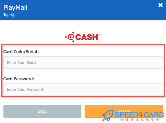 新加坡A-Cash礼品卡 | Playpark @Cash充值卡密怎么兑换- Speed4Card专业充值平台