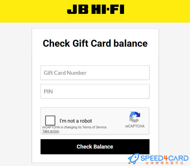 JB Hi-Fi礼品卡 | JB Hi-Fi Gift Card充值卡密怎么兑换查看余额- Speed4Card专业充值平台