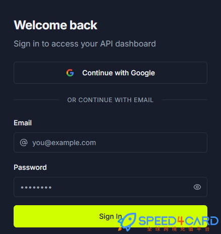 TheStatsAPI代购代付订阅AI登录方式- Speed4Card专业充值平台