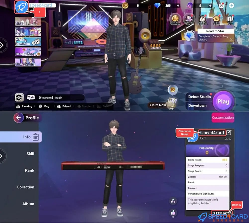东南亚Melojam手游代充值查找东南亚Melojam用户 ID - Speed4Card专业充值平台