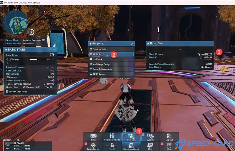 PSO2 NGS梦幻之星Online2新起源国际服手游代充值查找ID - Speed4Card专业充值平台