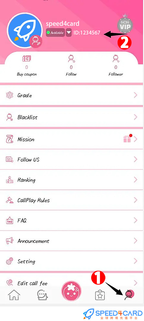 马来西亚Callplay Live直播优惠券代充值查看Callplay Live ID - Speed4Card专业充值平台
